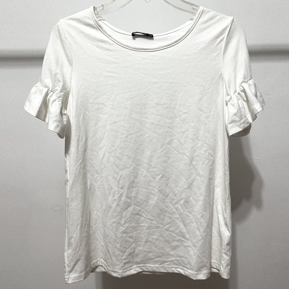 Brand New Ruffle Sleeve Tee